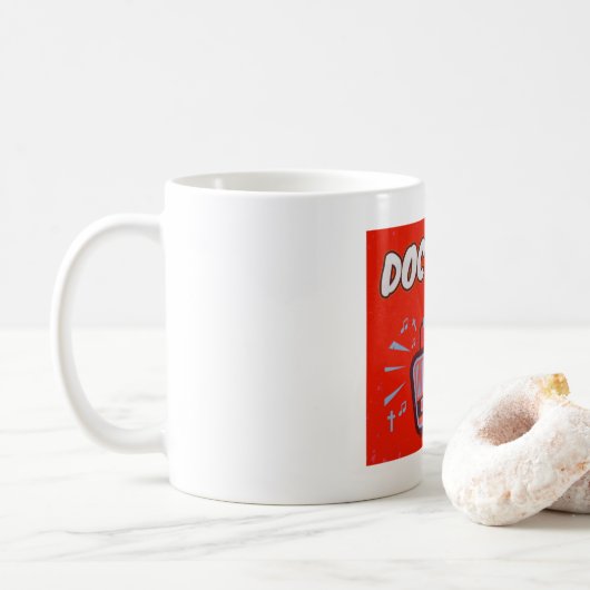 DOC Radio Coffee Tasse (Mit Donut)