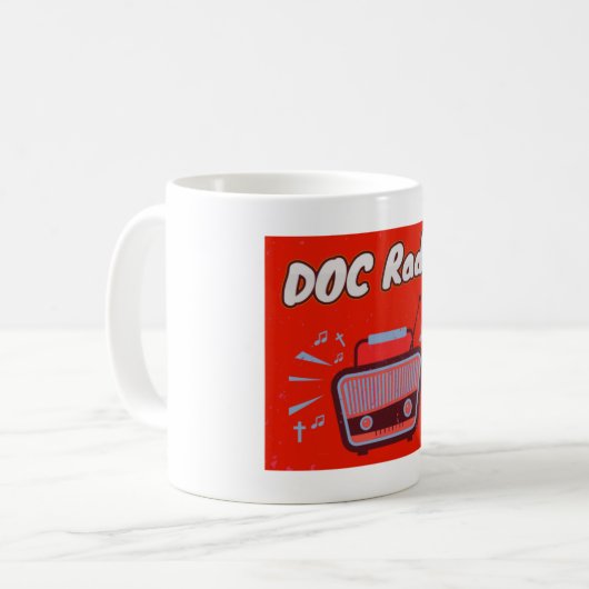 DOC Radio Coffee Tasse (Vorderseite Links)