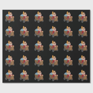 Doc Schneewittchen-Mine-Wagen Diamant-Kunst Geschenkpapier