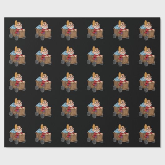 Doc Schneewittchen-Mine-Wagen Diamant-Kunst Geschenkpapier (Flach)