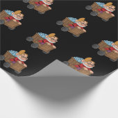 Doc Schneewittchen-Mine-Wagen Diamant-Kunst Geschenkpapier (Ecke)