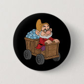 Doc Snow White Mining Cart Diamond Art Button (Vorderseite)