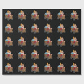 Doc Snow White Mining Cart Diamond Art Geschenkpapier (Flach)