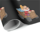 Doc Snow White Mining Cart Diamond Art Geschenkpapier (Rolleneckpunkt)