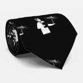 DOC - THOR BLACK NECK TIE KRAWATTE (Gerollt)