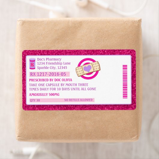 Doc-Verschreibung Flaschen Markierungen sparkle (Insitu)