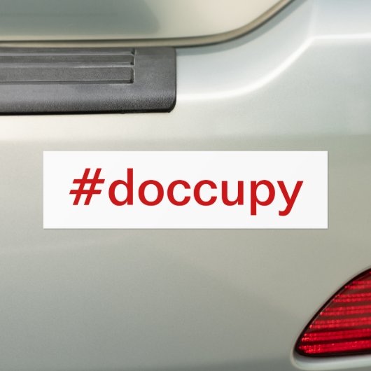 #doccupy Autoaufkleber (Auf Auto)