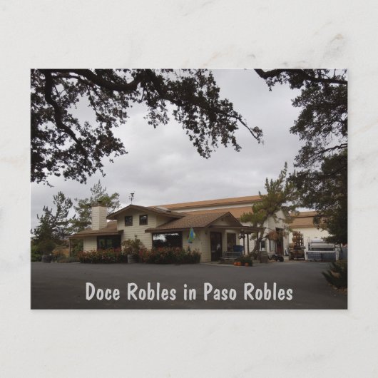 Doce Robles während der Erntezeit Postkarte (Vorderseite)