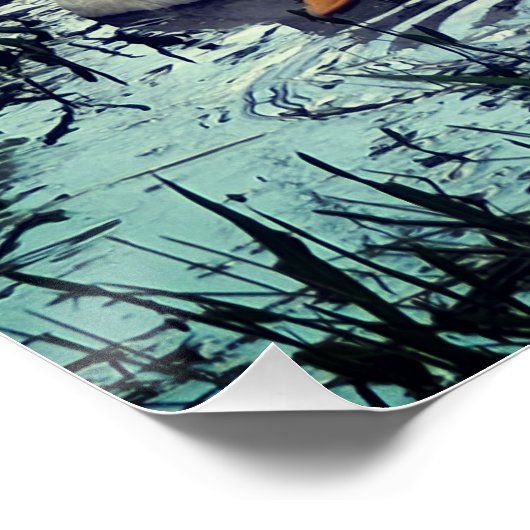 Dochtenten Tiere Poster (Ecke)