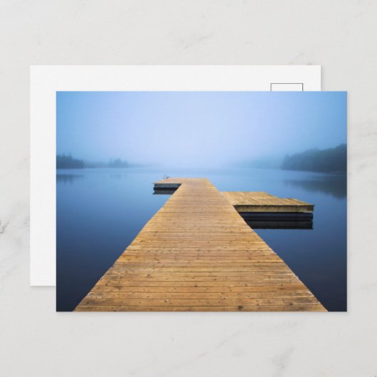 Dock am See Postkarte (Vorne/Hinten)
