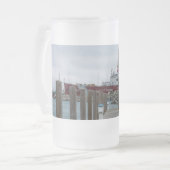 Dock and Icebreaker Museum Mattierte Tasse (Vorderseite Links)
