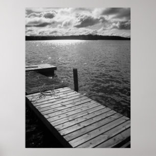 Dock auf dem See-Plakat Poster