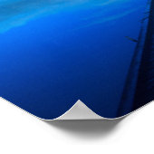 Dock auf ruhiger, scheußlicher See, Kalifornien Poster (Ecke)