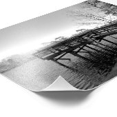 Dock B&W Print extra Klein Fotodruck (Ecke)