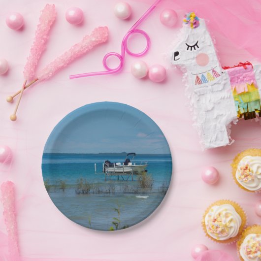 Dock bei Mackinac Pappteller (Party)