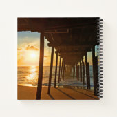 Dock bei Sunrise Notizblock (Rückseite)