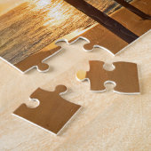 Dock bei Sunrise Puzzle (Seite)