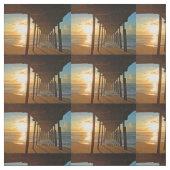 Dock bei Sunrise Stoff (Muster)