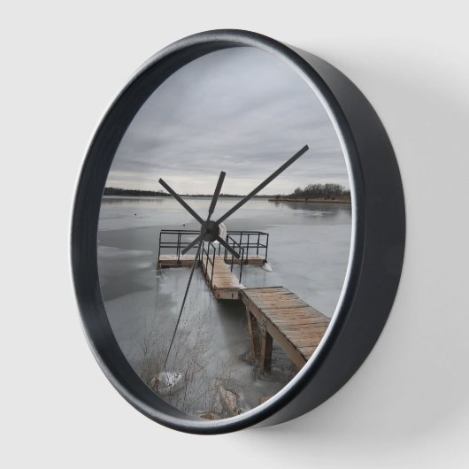 Dock Clock gefroren Uhr (Winkel)
