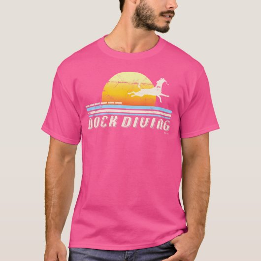 Dock Diving Dock Jumping Dog Diving T-Shirt (Vorderseite)