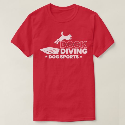 Dock Diving Dog Sport 1 T-Shirt (Design vorne)