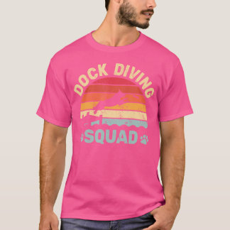 Dock Diving Squad Dog Dock Jumping Dog Tauchen T-Shirt