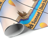 Dock gesonnt geschenkpapier (Rolleneckpunkt)