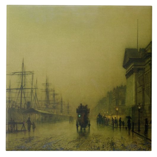 Dock-Gewohnheiten H Johns Atkinson Grimshaw | Fliese (Vorderseite)