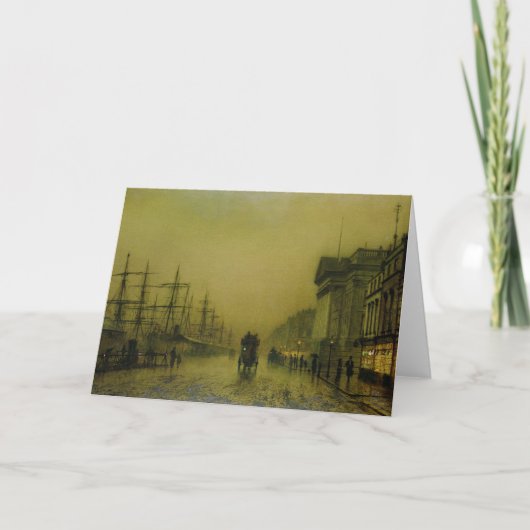 Dock-Gewohnheiten H Johns Atkinson Grimshaw | Karte (Vorderseite)