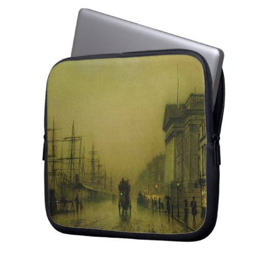 Dock-Gewohnheiten H Johns Atkinson Grimshaw | Laptopschutzhülle (Vorderseite Links)