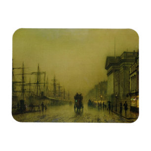Dock-Gewohnheiten H Johns Atkinson Grimshaw   Magnet