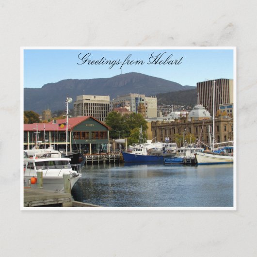 Dock-Hobart Postkarte (Vorderseite)