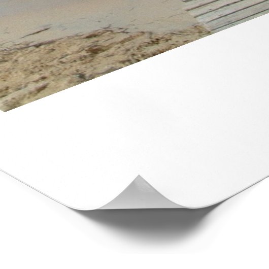 Dock in der Sonne Poster (Ecke)