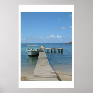 Dock in der Sonne Poster