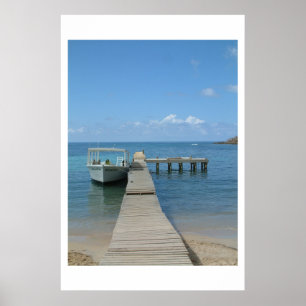 Dock in The Sun Poster