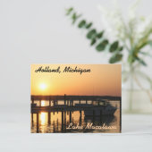 Dock of Sunshine Postkarte (Stehend Vorderseite)