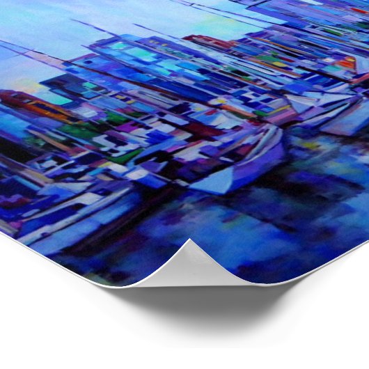 Dock of the Bay Poster (Ecke)