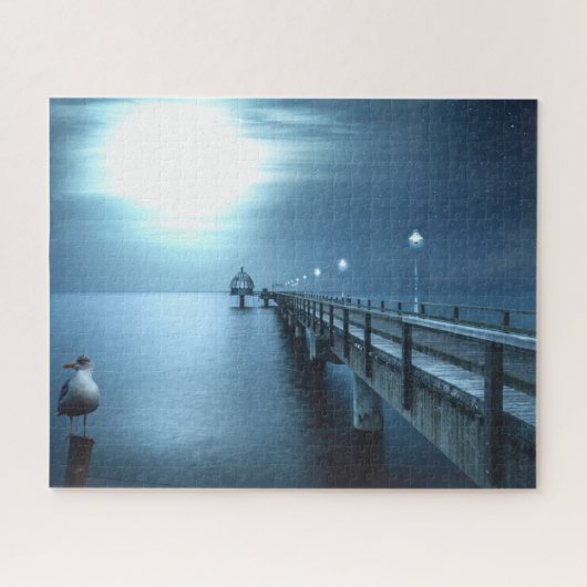 Dock on Bay Abend Puzzle (Horizontal)