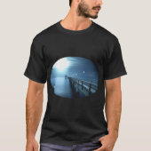 Dock on Bay Abend T-Shirt (Vorderseite)