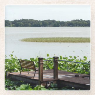 Dock on Lake Hollingsworth Glasuntersetzer