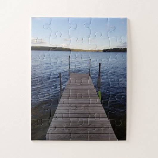 Dock on Long Lake Maine Puzzle (Vertikal)