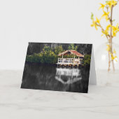 Dock-Reflexionen Karte (Gelbe Blume)