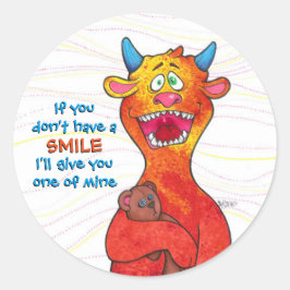 Dock the Monster, Aufkleber