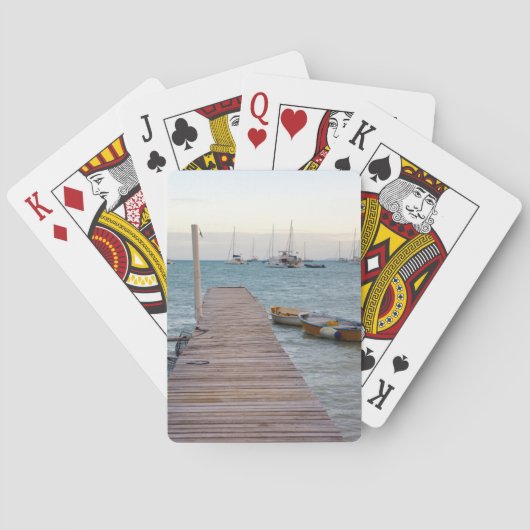 Dock und Hummerköder Spielkarten (Rückseite)