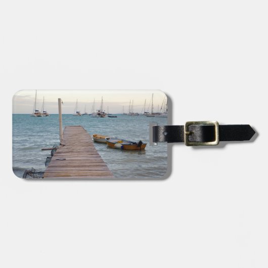 Dock und Hummerkörbe Gepäckanhänger (Vorderseite horizontal)