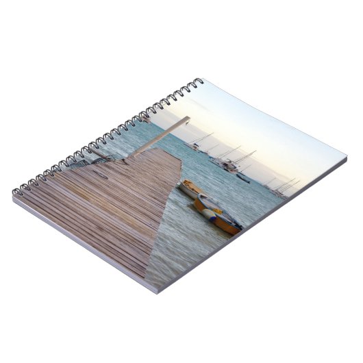 Dock- und Hummertöpfe Notizblock (Linke Seite)