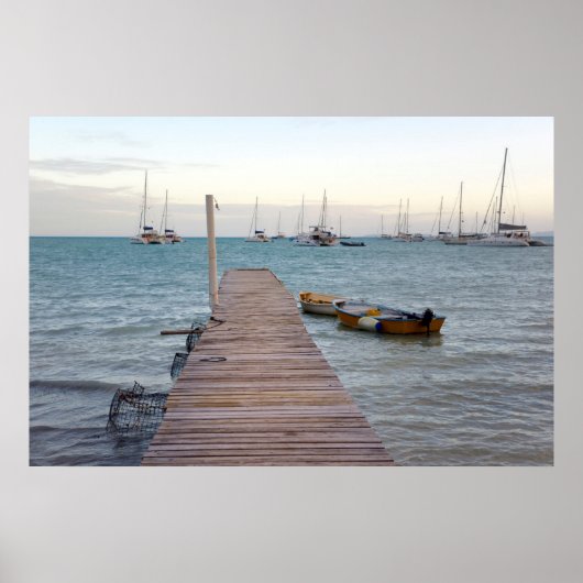 Dock- und Hummertöpfe Poster (Vorne)