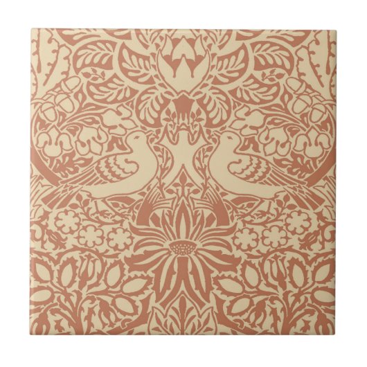 Dock und Rose Keramik Tile Fliese (Vorderseite)