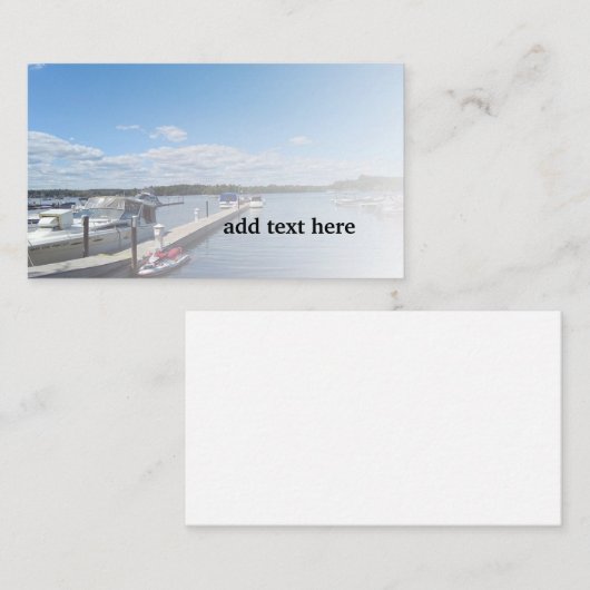 Dockboote Visitenkarte (Vorne/Hinten)