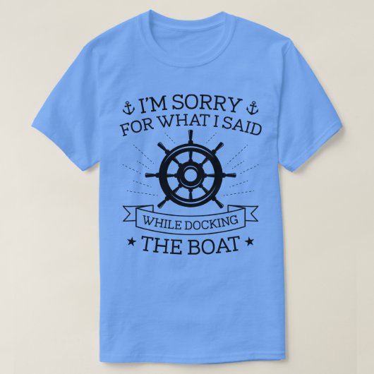 Docken des Bootes 1 T-Shirt (Design vorne)